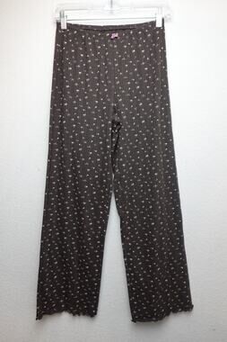 GAP Women's size XS Brown Pointelle Knit Floral PJ Pants